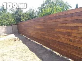 Fa kerítés készítése